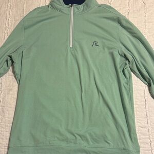 Rhoback Men’s Mint Green Quarter-Zip Pullover